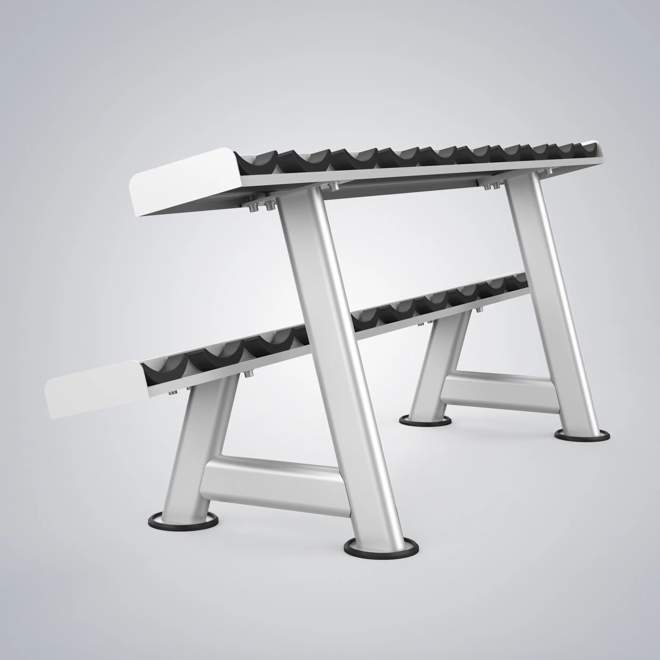 2-Tier 10 Pair Dumbbell Rack U2077