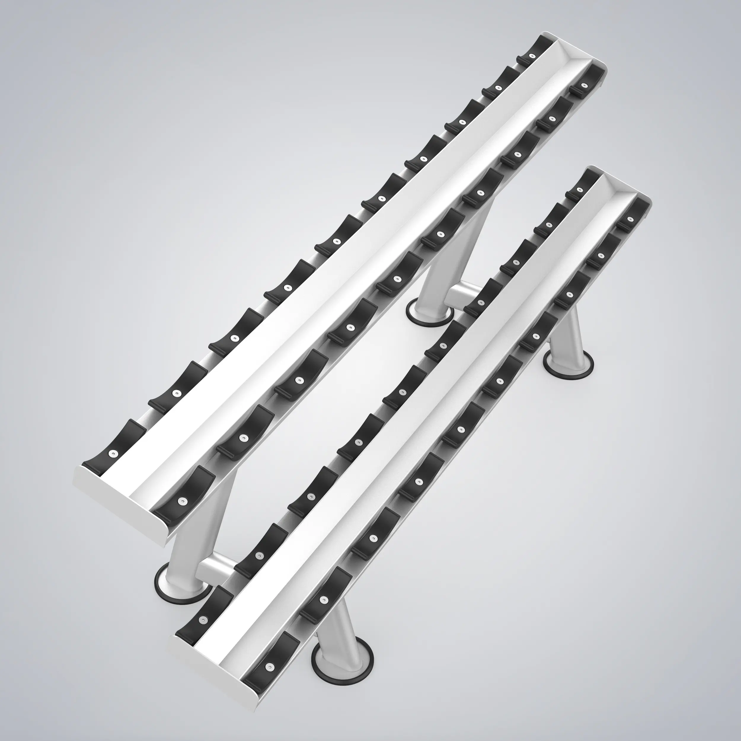 2-Tier 10 Pair Dumbbell Rack U2077
