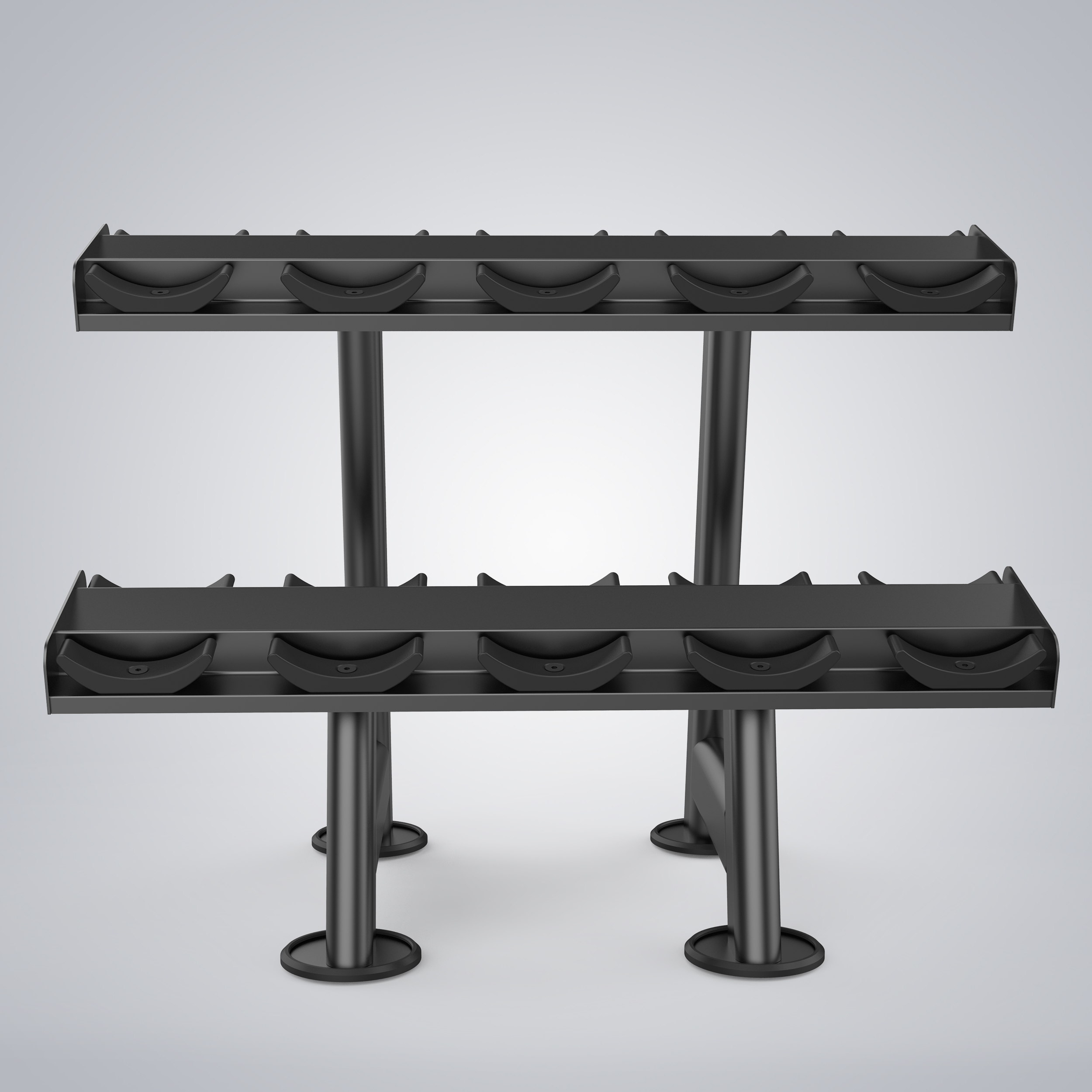 2-Tier 5 Pair Dumbbell Rack U2077S