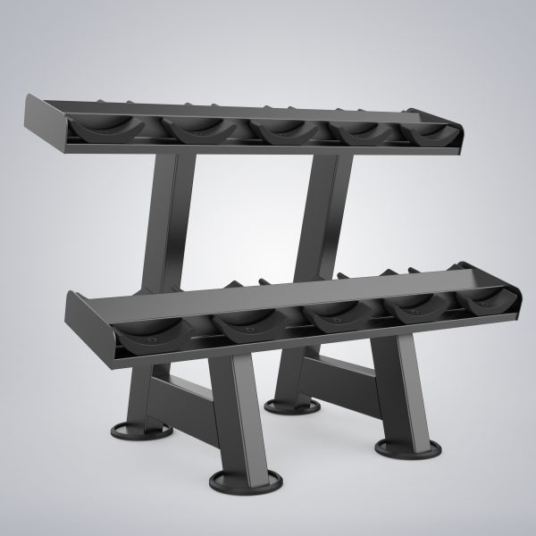 2-Tier 5 Pair Dumbbell Rack U3077S - DHZ Fitness Equipment