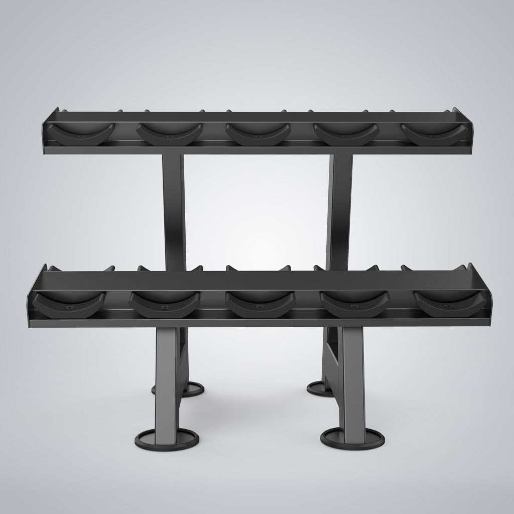 2-Tier 5 Pair Dumbbell Rack U3077S - DHZ Fitness Equipment