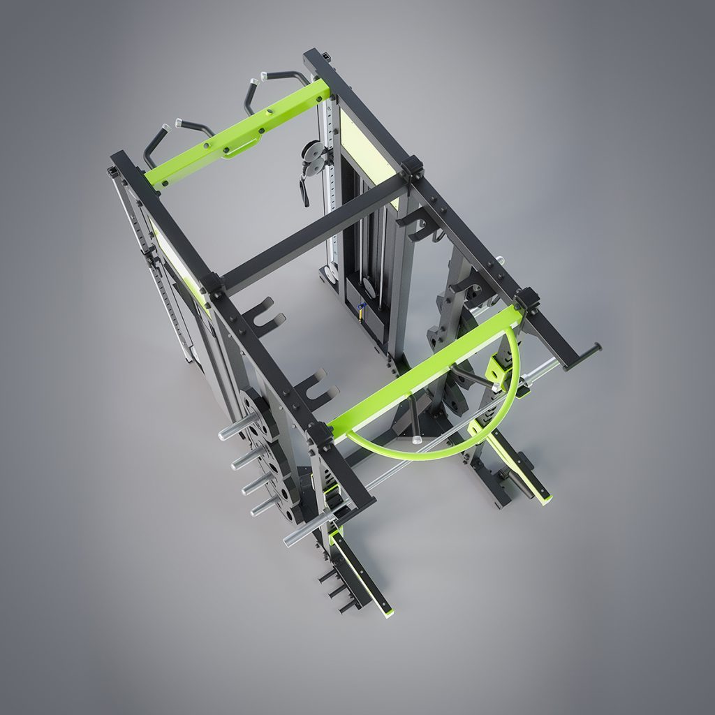 Combo Rack Racks Facing In Combo Rack E6222 - DHZ Fitness Equipment