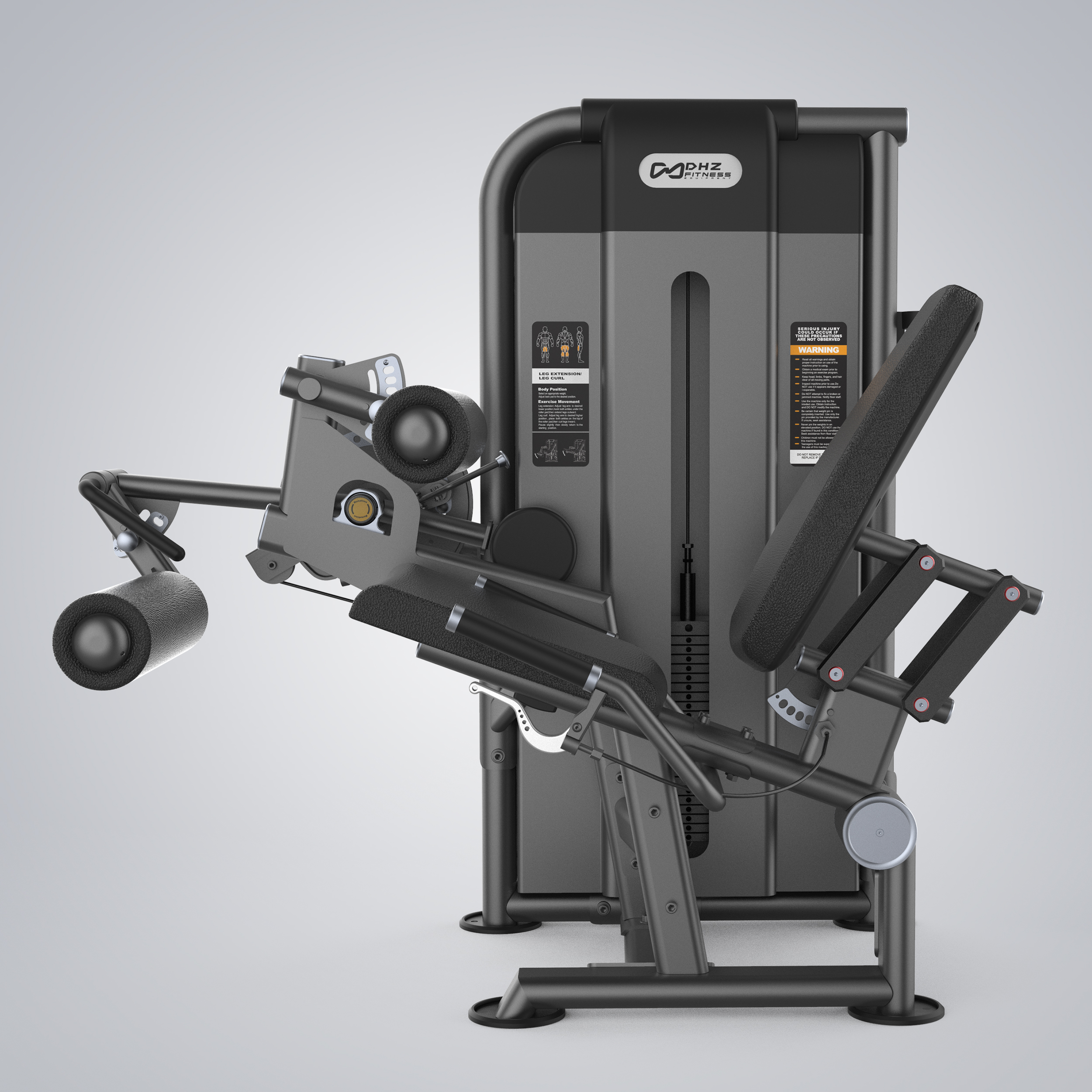 Leg Extension &Leg Curl U2086C - DHZ Fitness Equipment